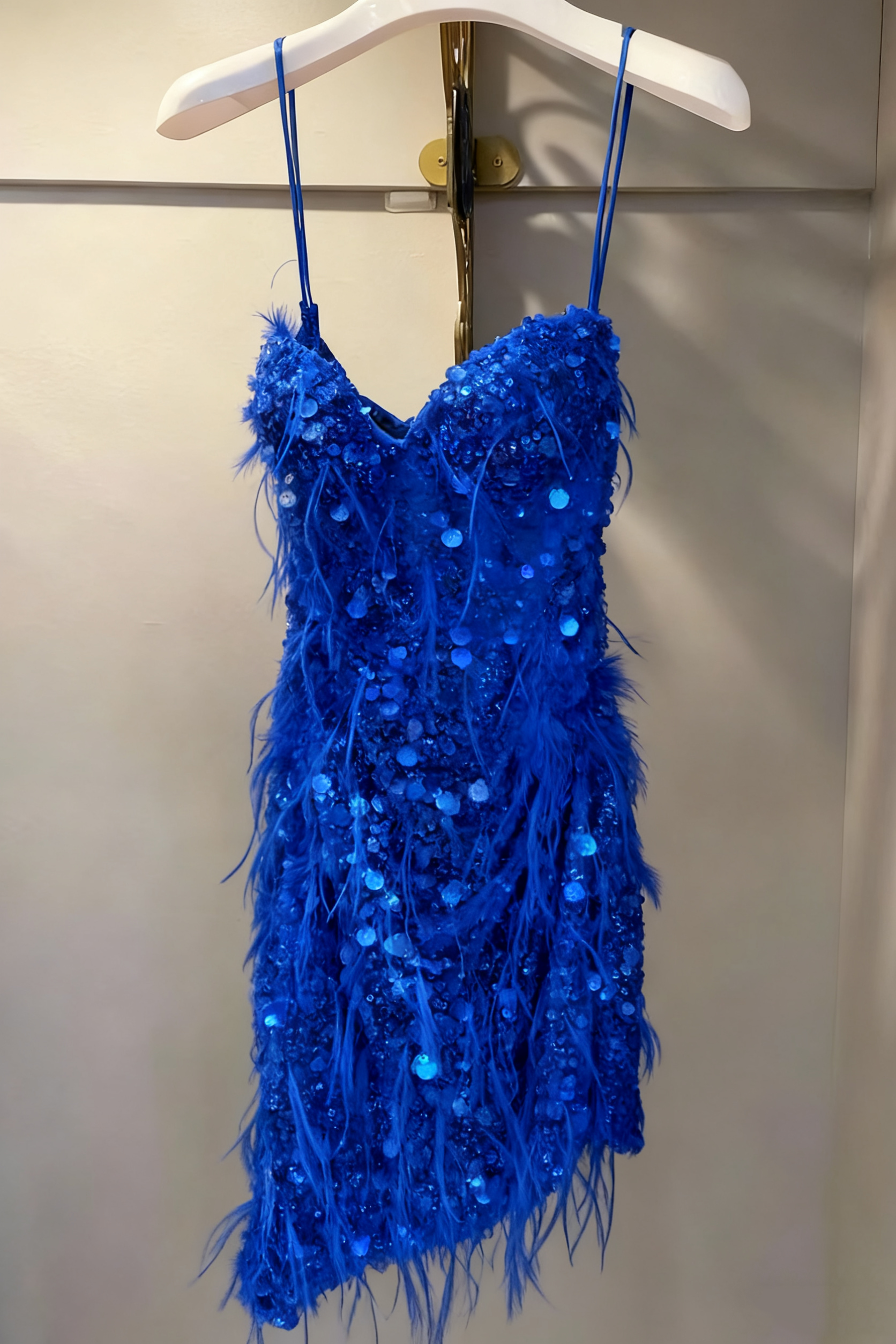 Sequin prom dresses, sheath short prom dresses - Fashionpara