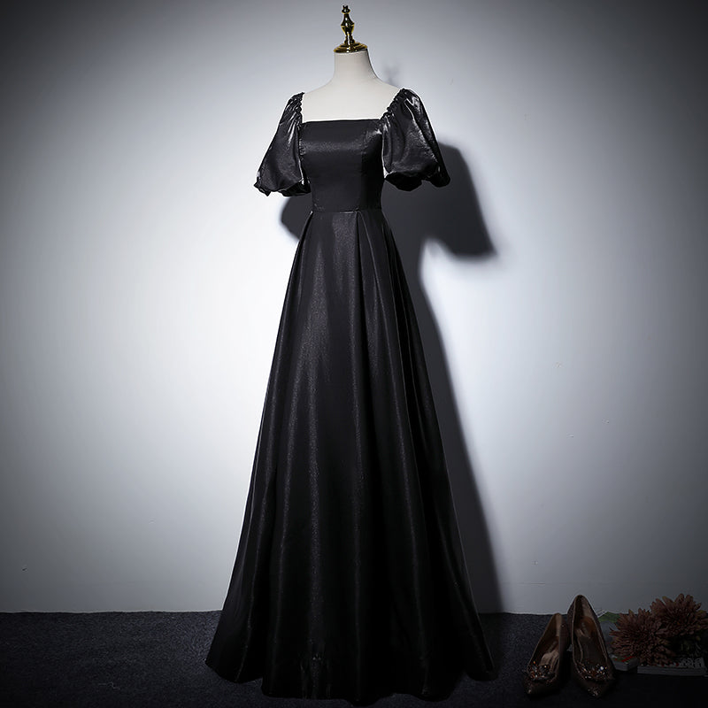 Black evening dress party gowns prom dress - Fashionpara