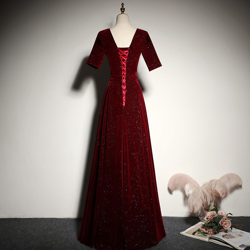 New style a line long evening dress prom dress - Fashionpara