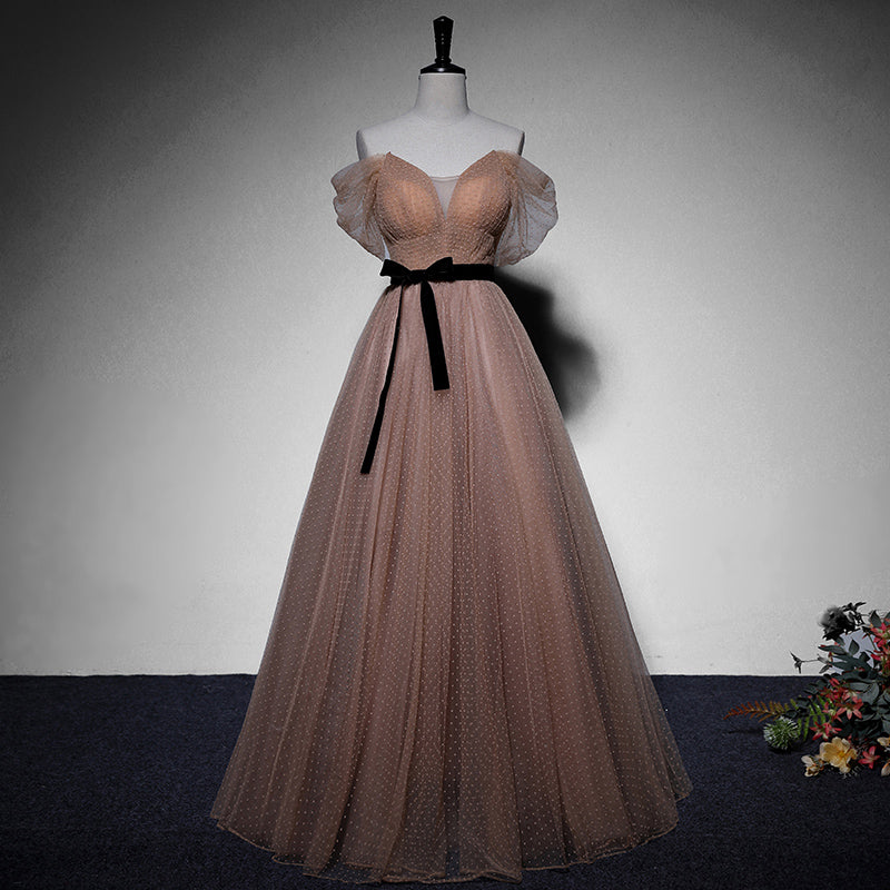 A-line bridesmaid dress evening dress new prom dress party gowns - Fashionpara