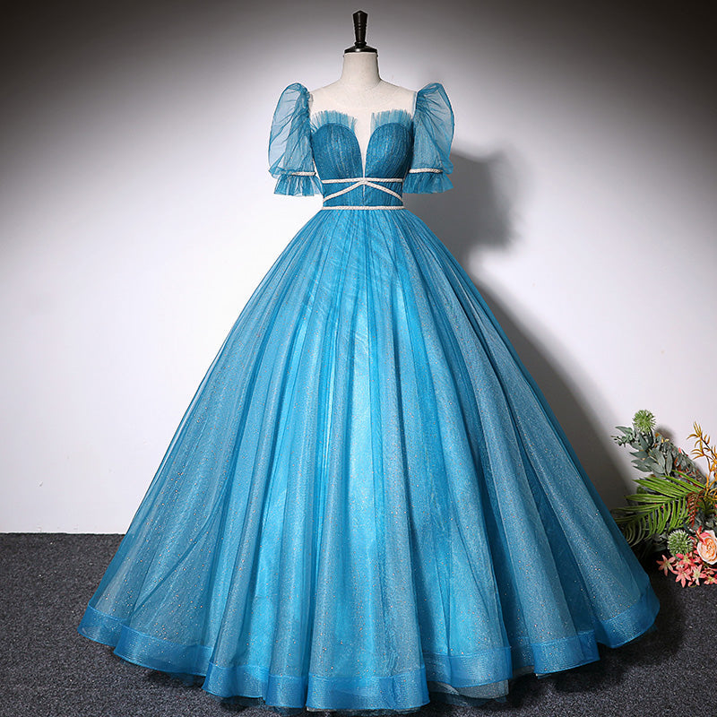 A-line ball gown evening dress new prom dress party gowns - Fashionpara