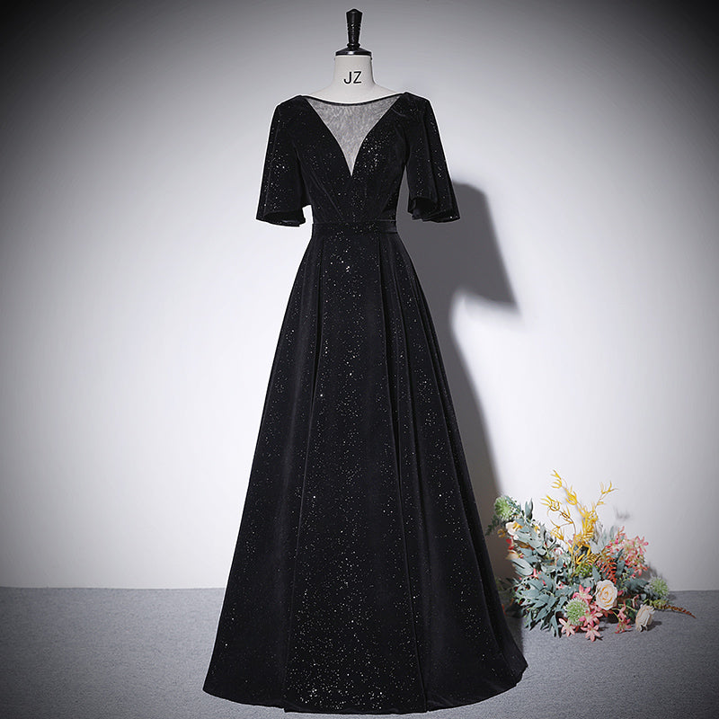 A line evening dress new prom dress party gowns - Fashionpara