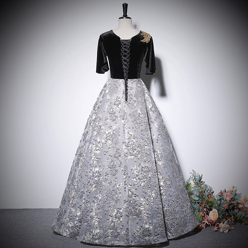 A line evening dress new prom dress party gowns - Fashionpara