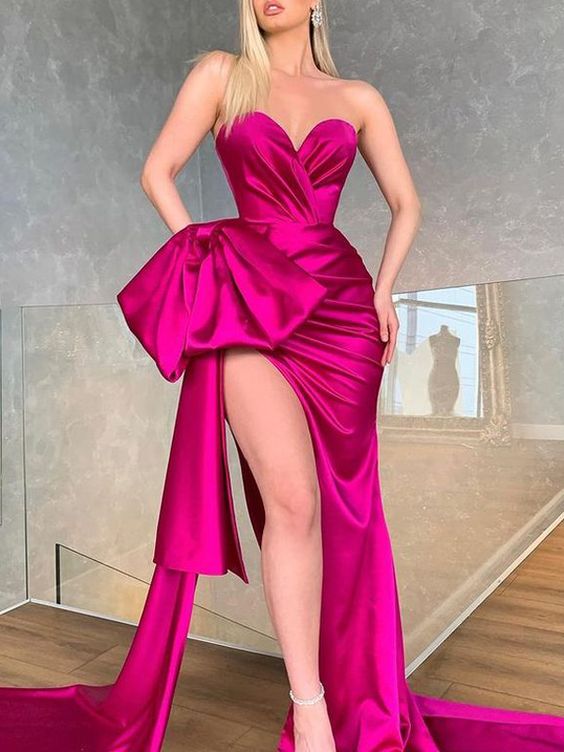 Elegant Off-The-Shoulder Prom Gown - Fashionpara