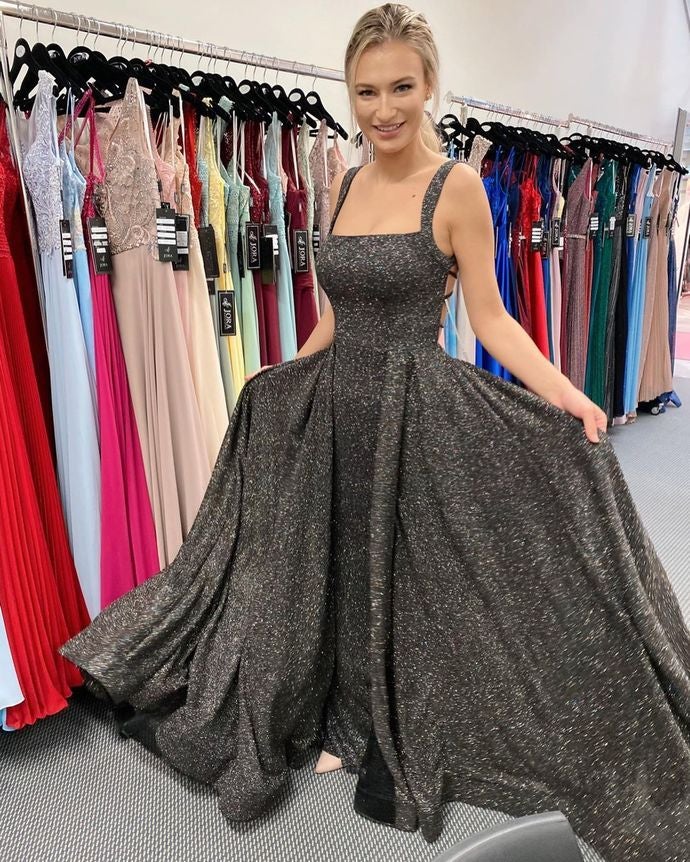 Sexy Prom Dress,O-Neck Prom Dress,Elegant Prom Dress,A-Line Prom Dress,Long Prom Dress - Fashionpara