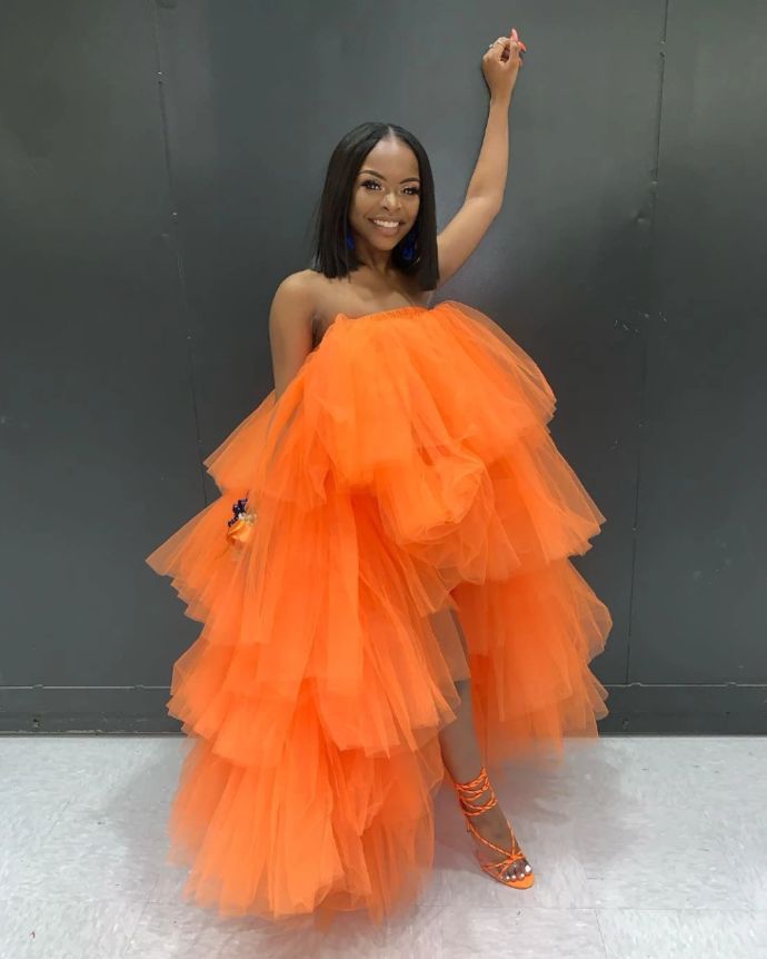 Tulle Dress, Off the shoulder Prom Dresses, Formal Prom Dress - Fashionpara