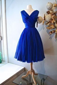 Royal Blue Short Homecoming Dress - Fashionpara