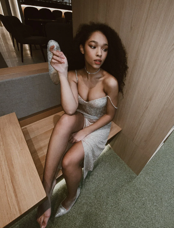 Spaghetti Strap Party dress, Sparkling dress ,Sequin Prom Dress with Slit - Fashionpara