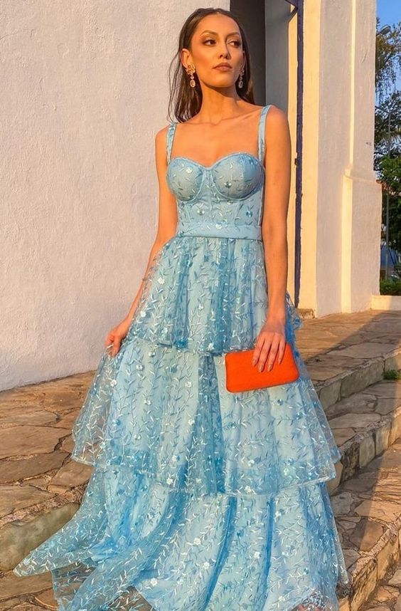 Lace Prom Dresses, Long Prom Dresses - Fashionpara