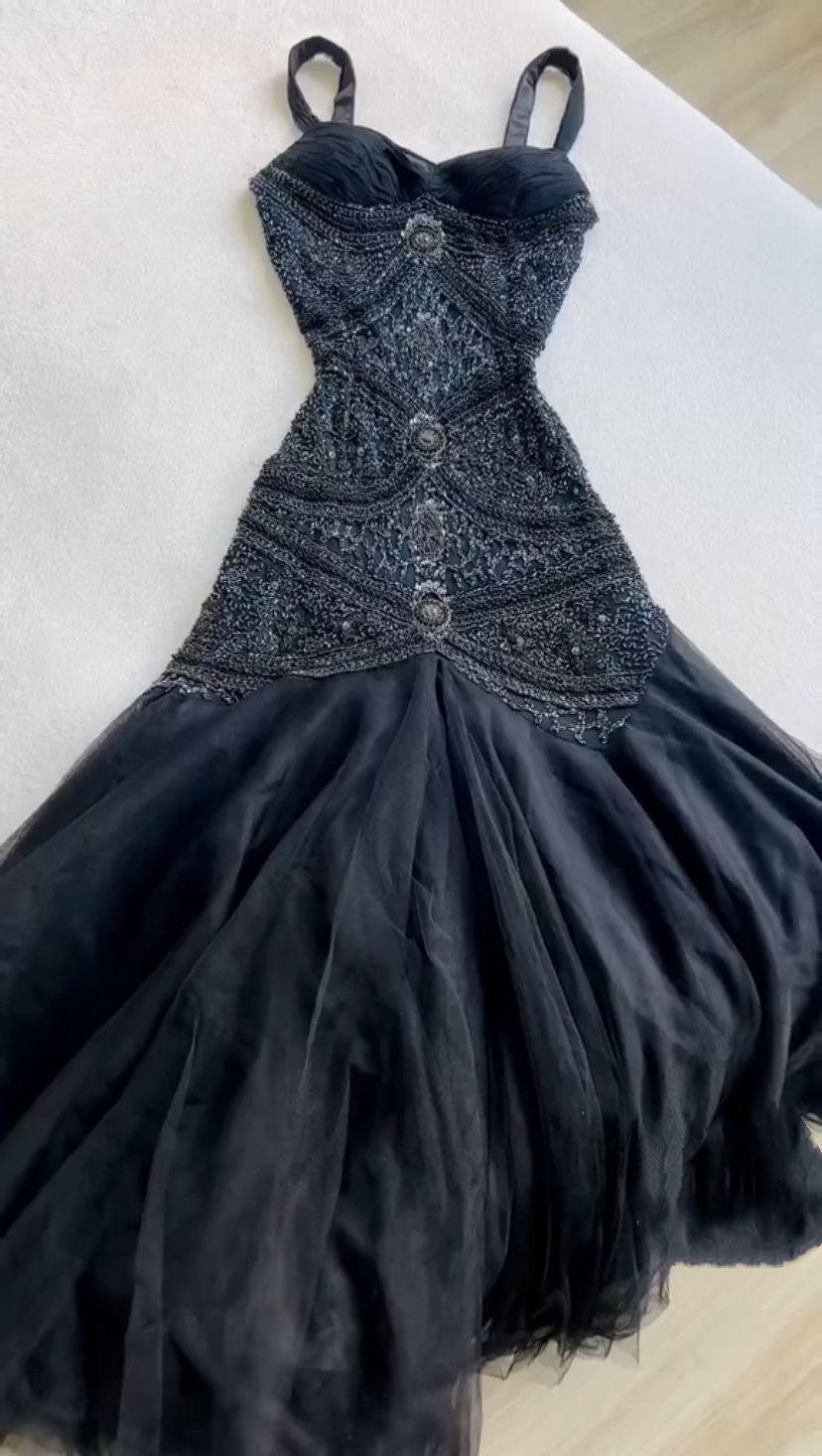 Vintage Long Prom Dress Sleeveless Evening Dress - Fashionpara