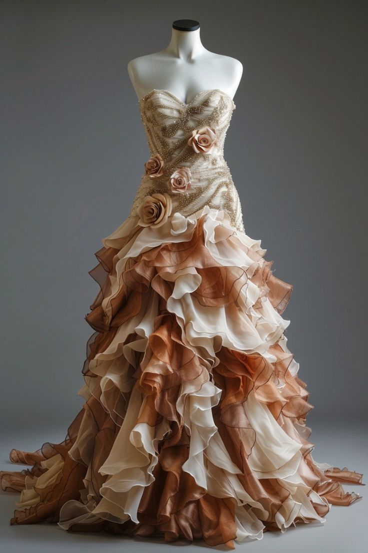 Sweetheart Neck Long Prom Dress With Flowers Elegant Evening Gowns - Fashionpara