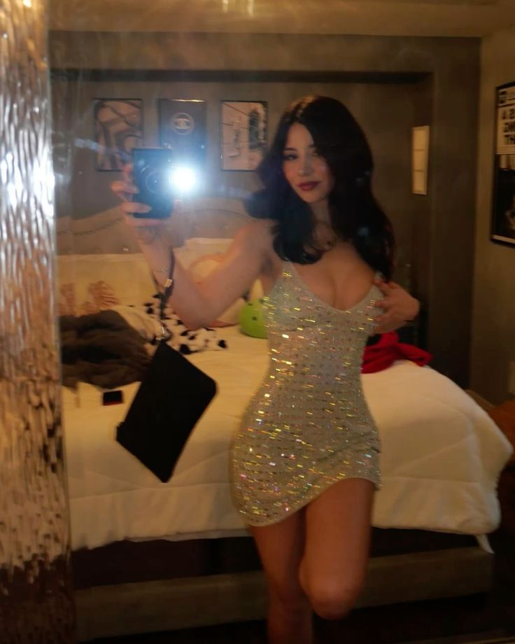 Sparkle Short Tight Prom Dress Sequin Evening Dress Birthday Outfit - Fashionpara