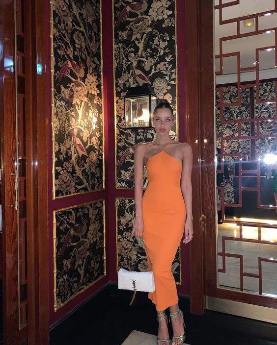 Sheath Prom Dress Long Evening Dress - Fashionpara