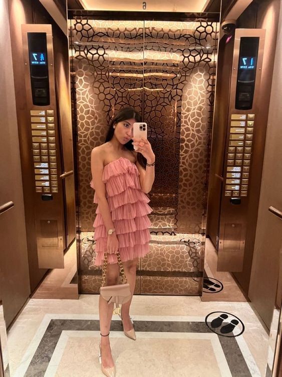 Pink Short Prom Dress Homecoming Dresses - Fashionpara