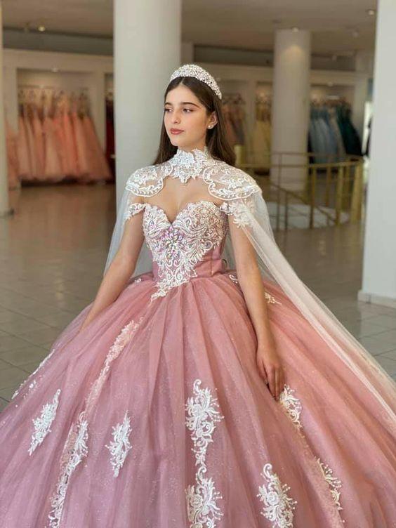 ball gown long prom dress A line evening dress - Fashionpara