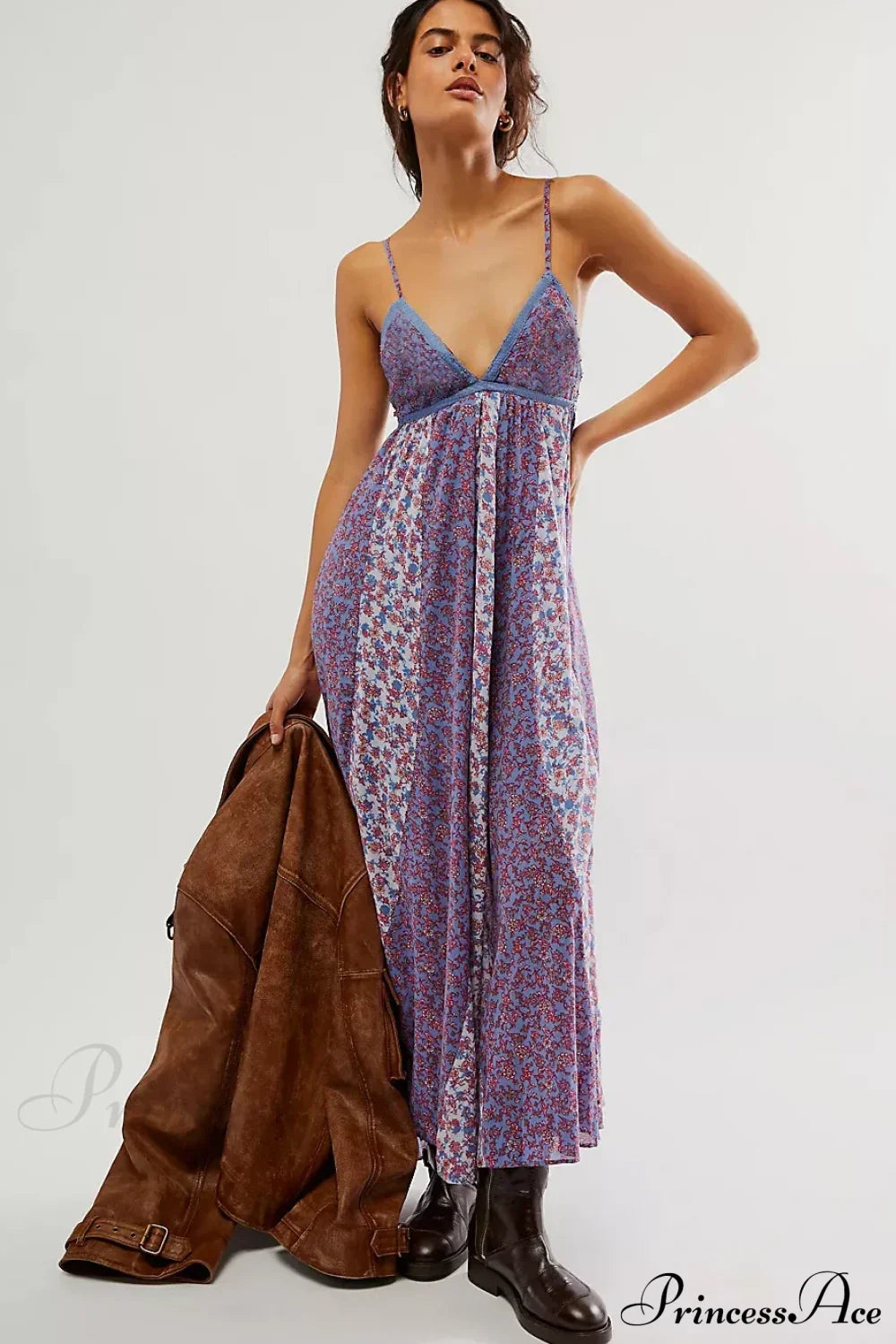 Fine Chiffon Floral Boho Dress