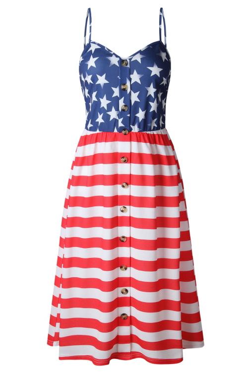 Torn Edges Buttons Denim Mini Dress