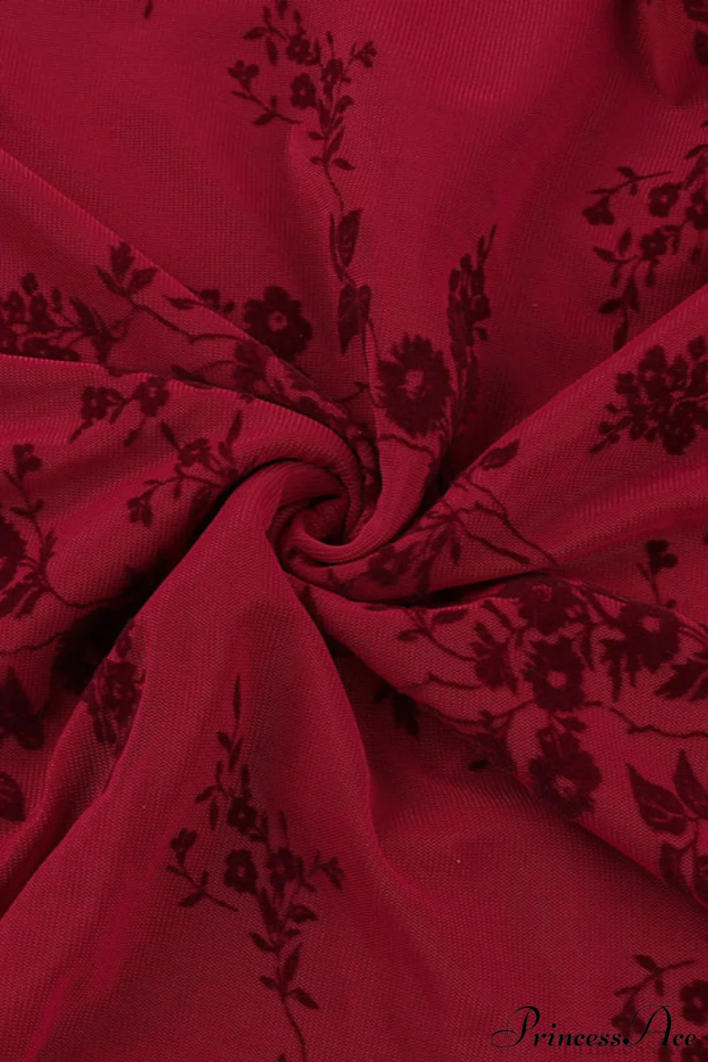Floral Print V-Neck Sleeveless Fitted Party Dress