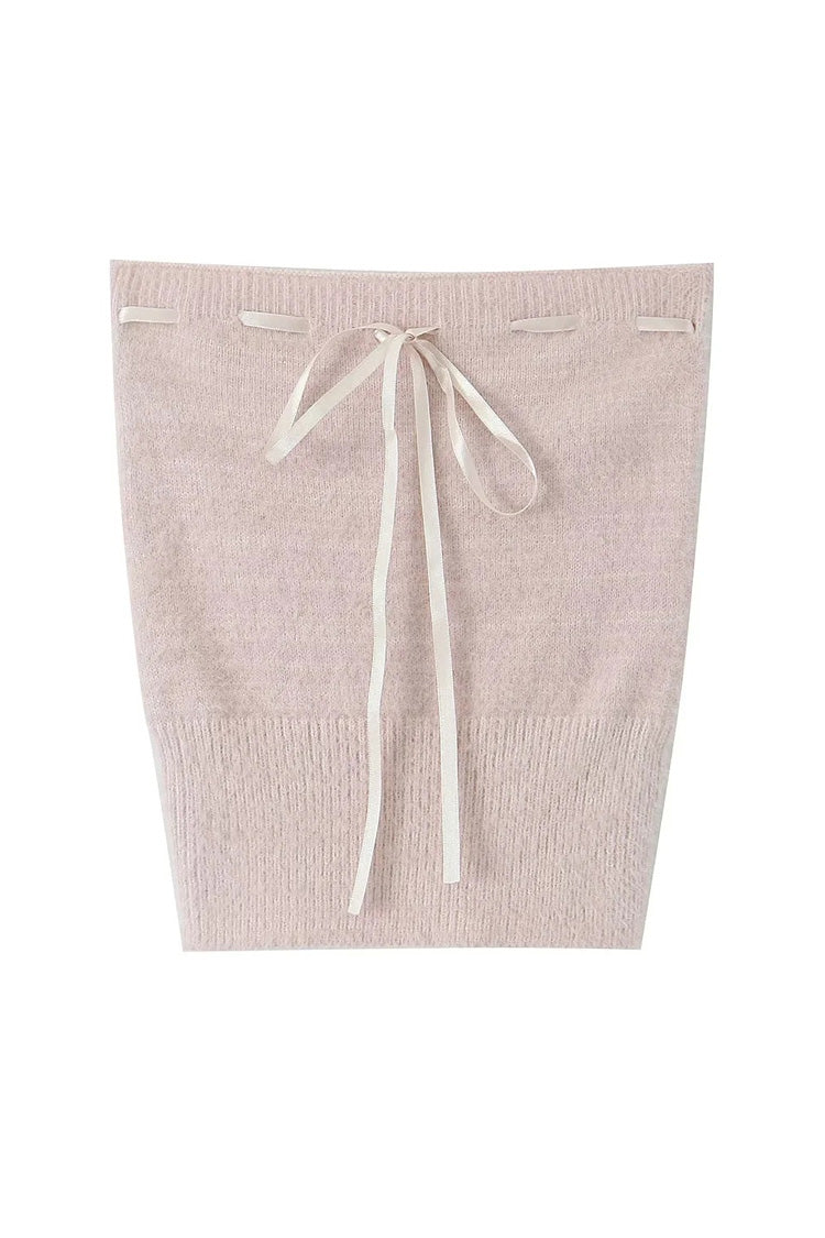 Rosedress Fluffy Knitted Tube Top & Shrug Cardigan Set