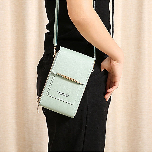 Phone Mobile Bag Crossbody Wallet Purse Coin