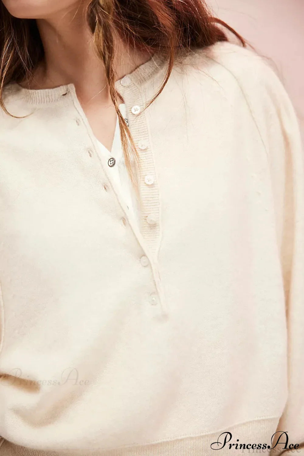 French Vintage Loose Long-Sleeve Knit Top