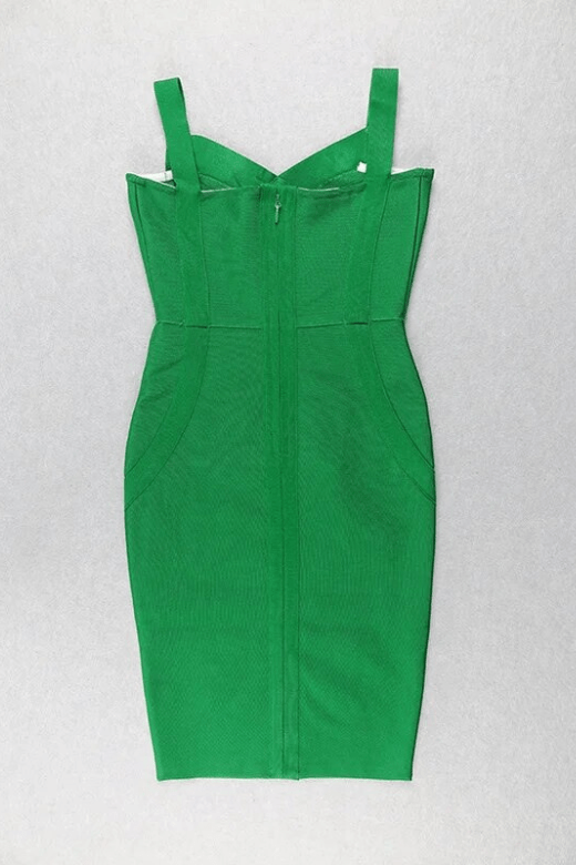 Freya Bandage Dress - Emerald Green - Fashionpara