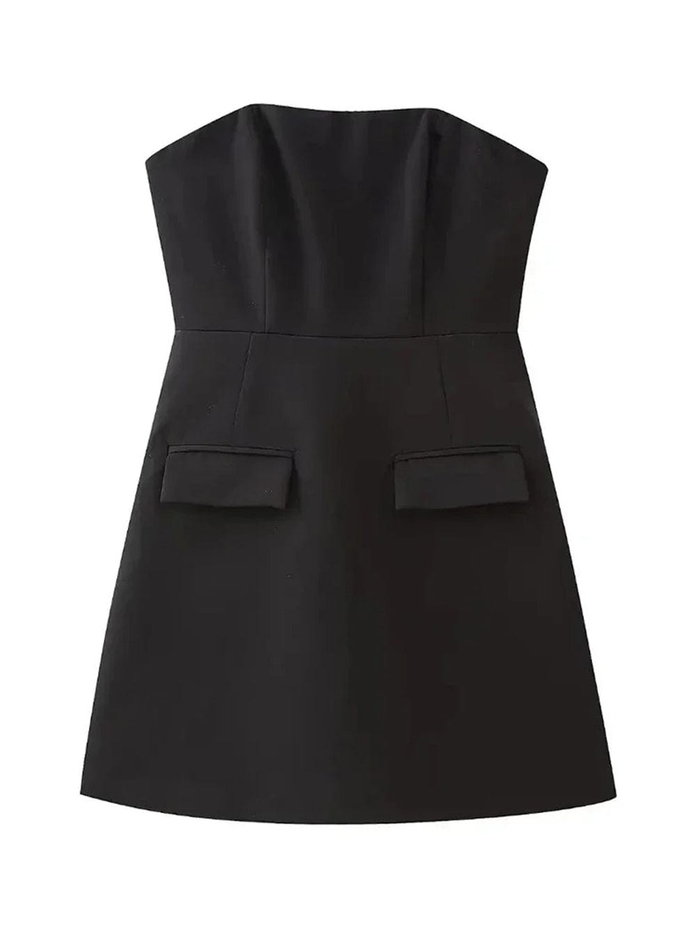 Strapless Mini Dress - Fashionpara