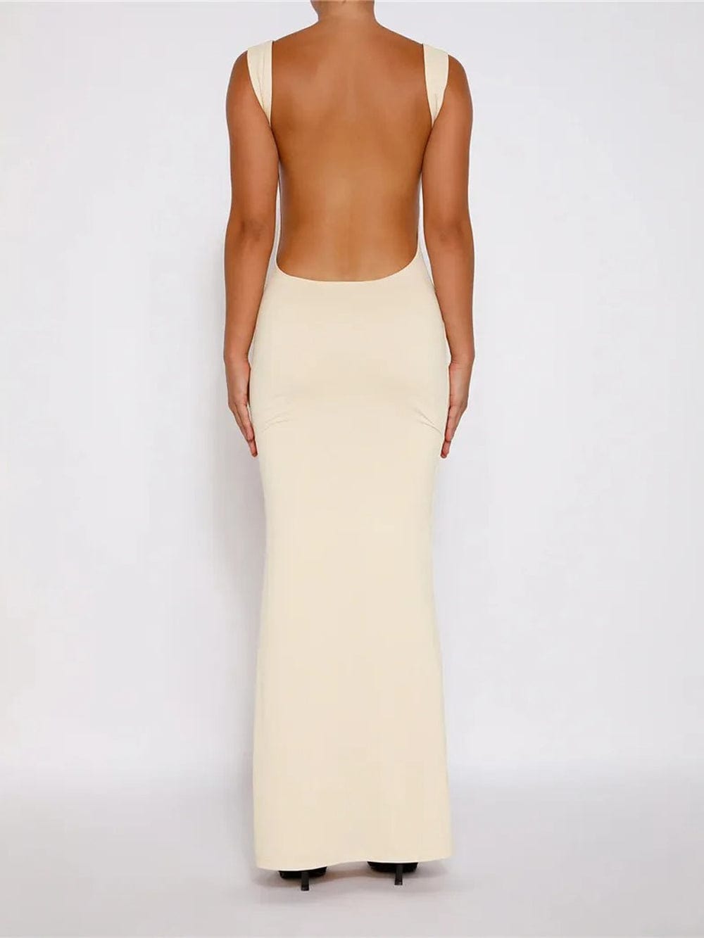Backless Bodycon Maxi - Fashionpara