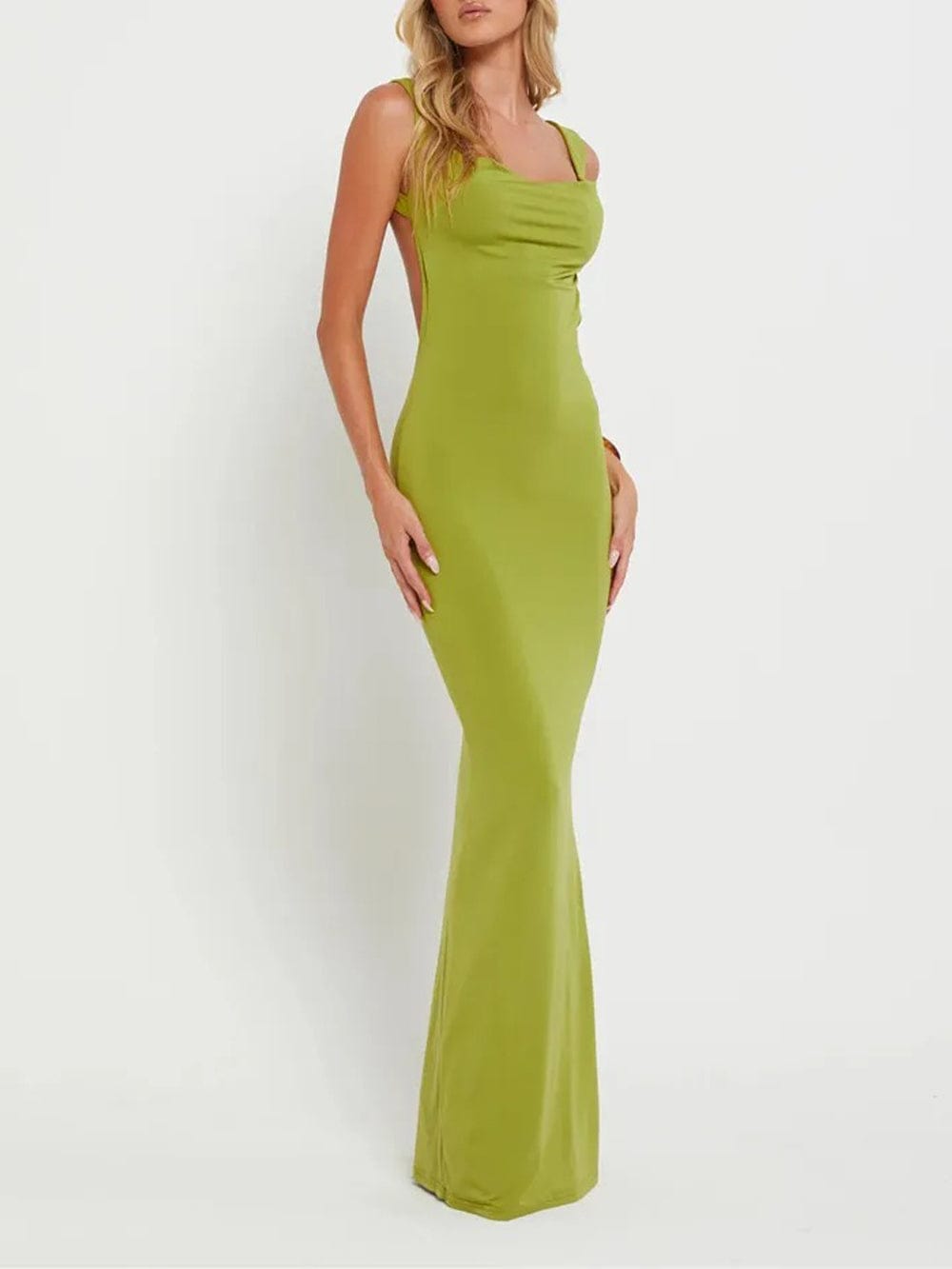 Backless Bodycon Maxi - Fashionpara