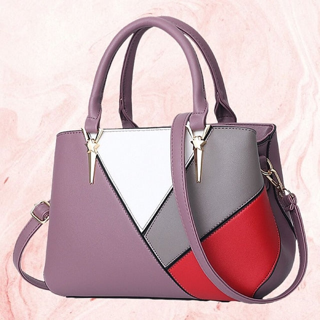 Shoulder Diaper Handbag PU Bag Tote Leather