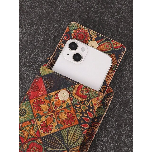 Vintage Bag with Phone Adjustable Crossbody Boho