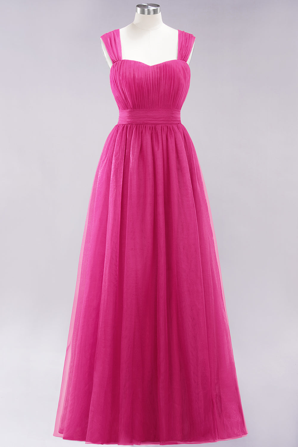 Gorgeous Sweetheart Straps Ruffle Burgundy Bridesmaid dresses - Fashionpara