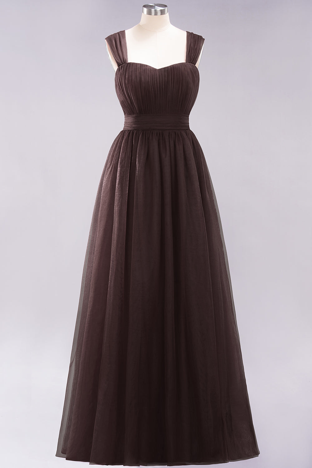 Gorgeous Sweetheart Straps Ruffle Burgundy Bridesmaid dresses - Fashionpara