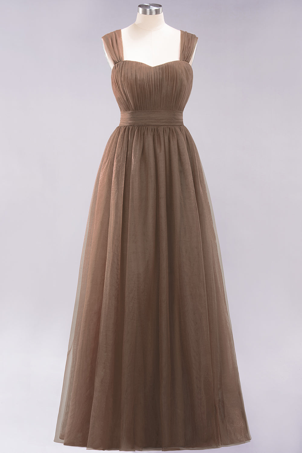 Gorgeous Sweetheart Straps Ruffle Burgundy Bridesmaid dresses - Fashionpara