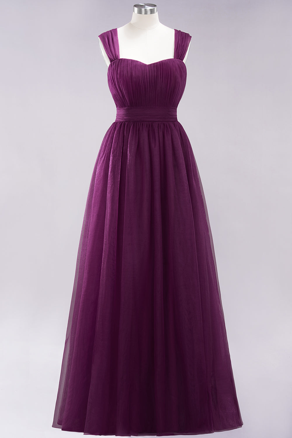 Gorgeous Sweetheart Straps Ruffle Burgundy Bridesmaid dresses - Fashionpara