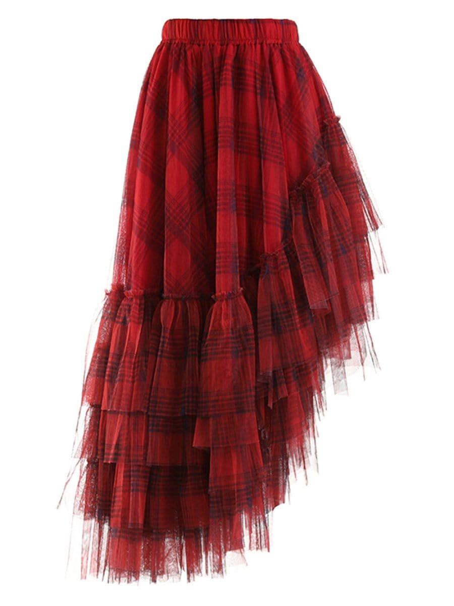 Asymmetrical Hem Skirt