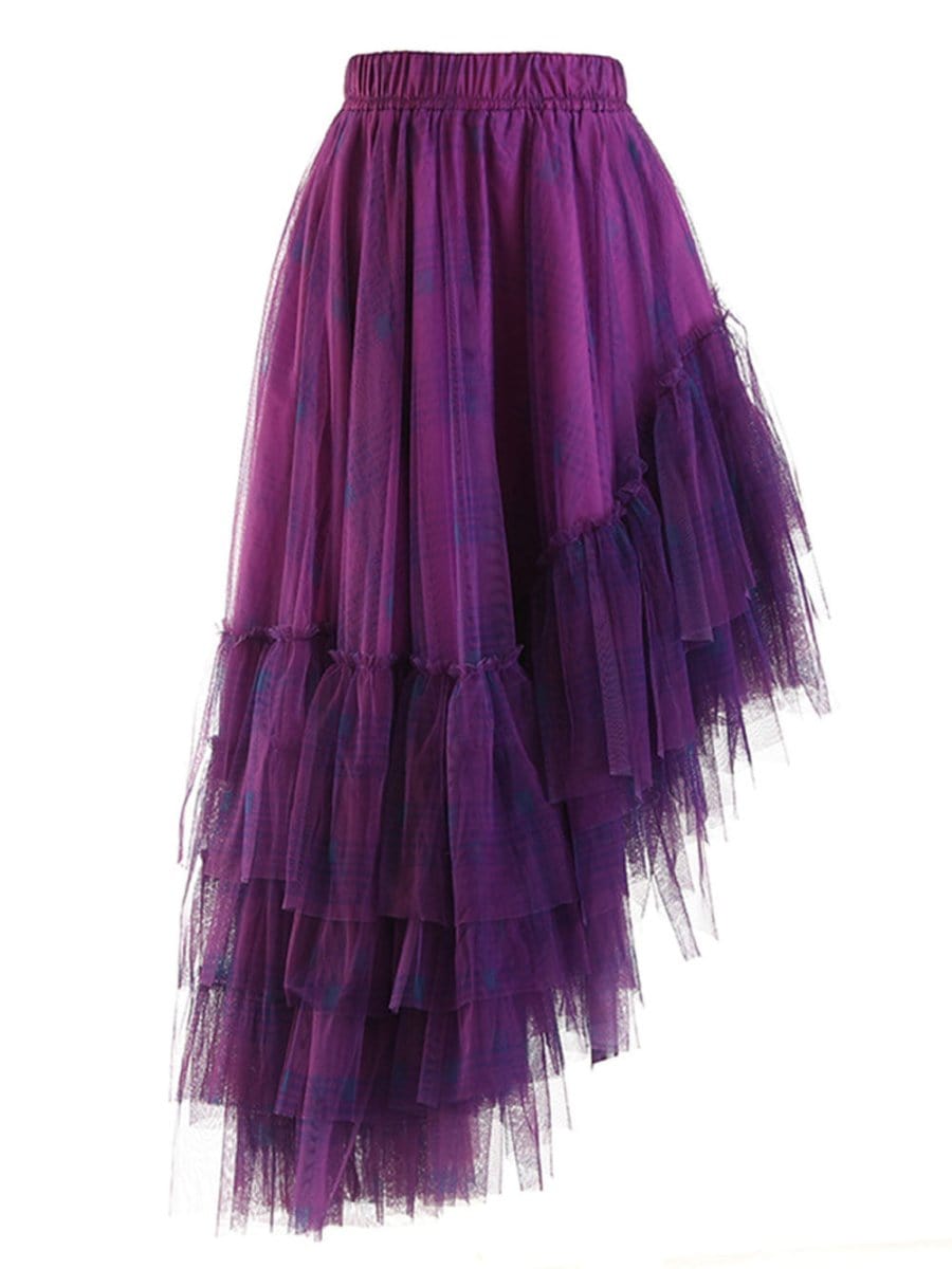 Asymmetrical Hem Skirt