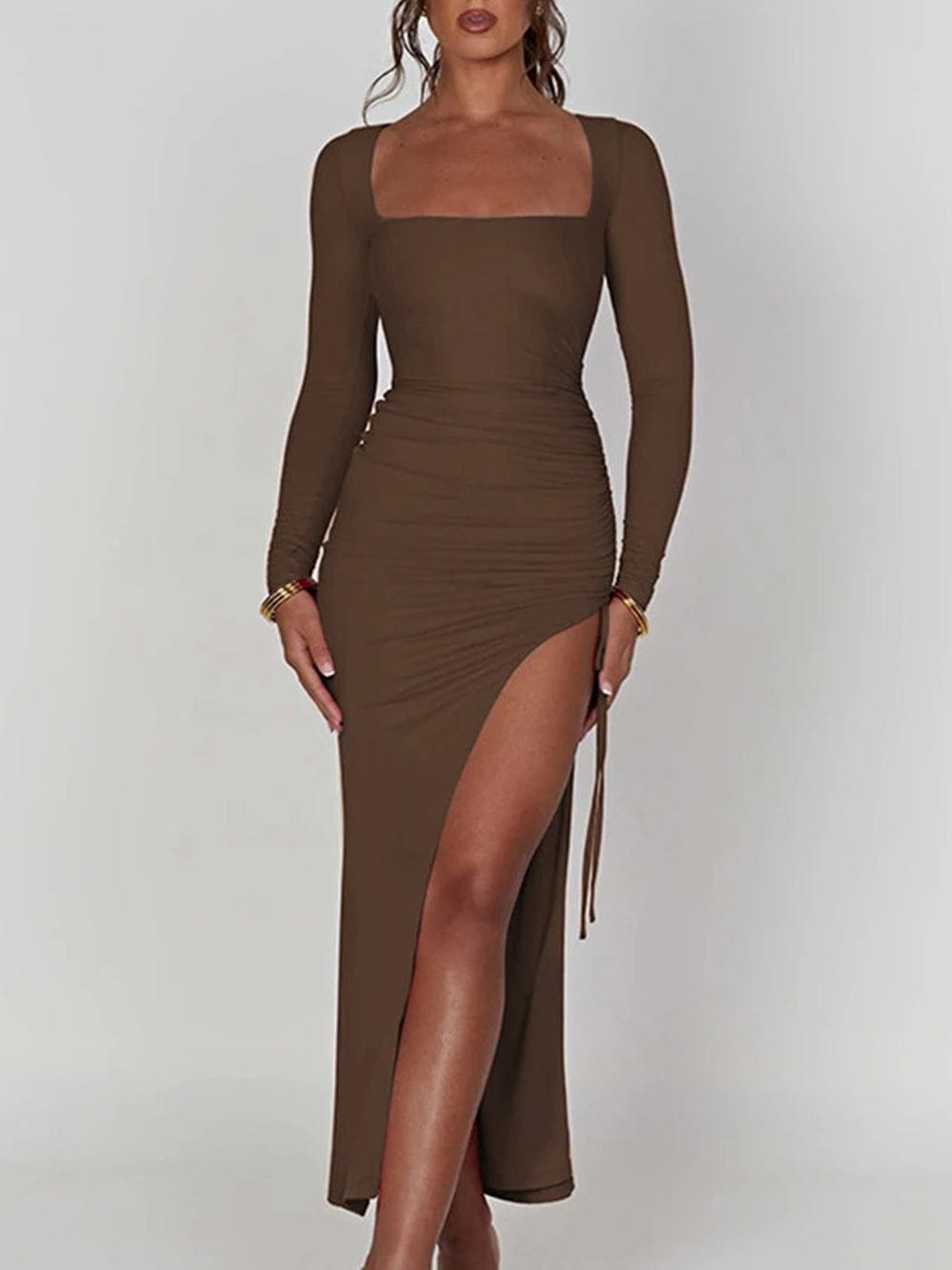 Bodycon Maxi Dress - Fashionpara