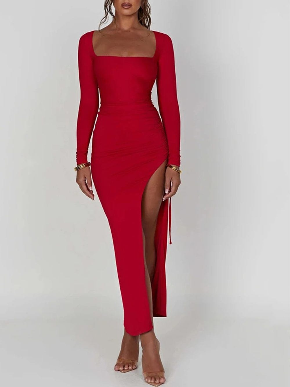 Bodycon Maxi Dress - Fashionpara