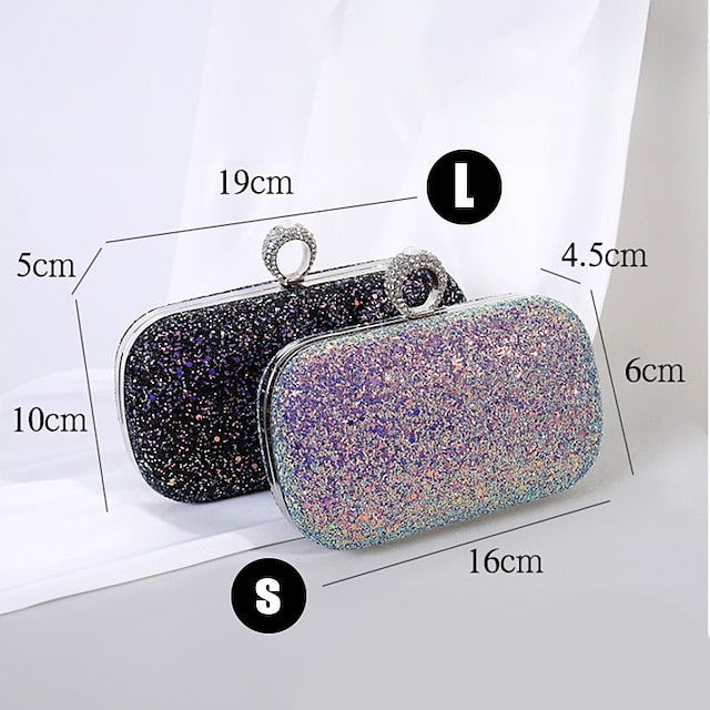 Wristlet Leather PU Bags Clutch Evening Bag