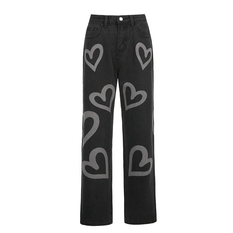 KittenAlarm - Hadassah Hearty Denim Wide Jeans