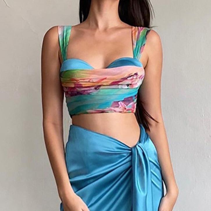 KittenAlarm - Hailey Multi-Color Mesh Tank Top