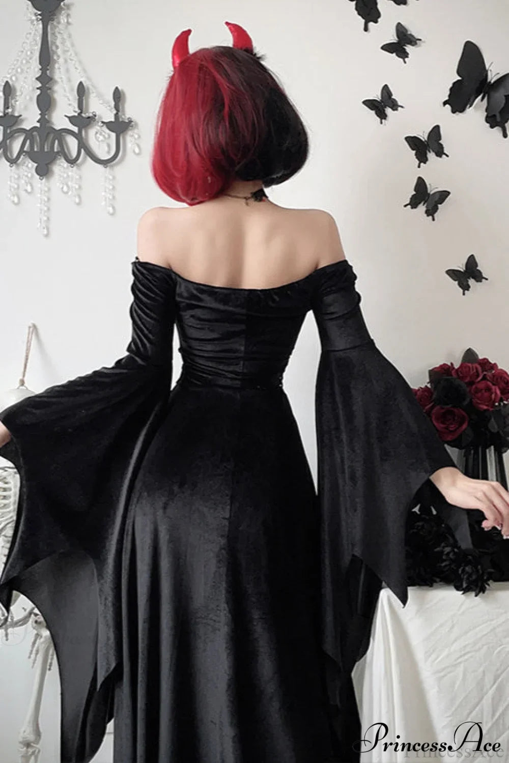 Halloween Cloak Gothic Dress