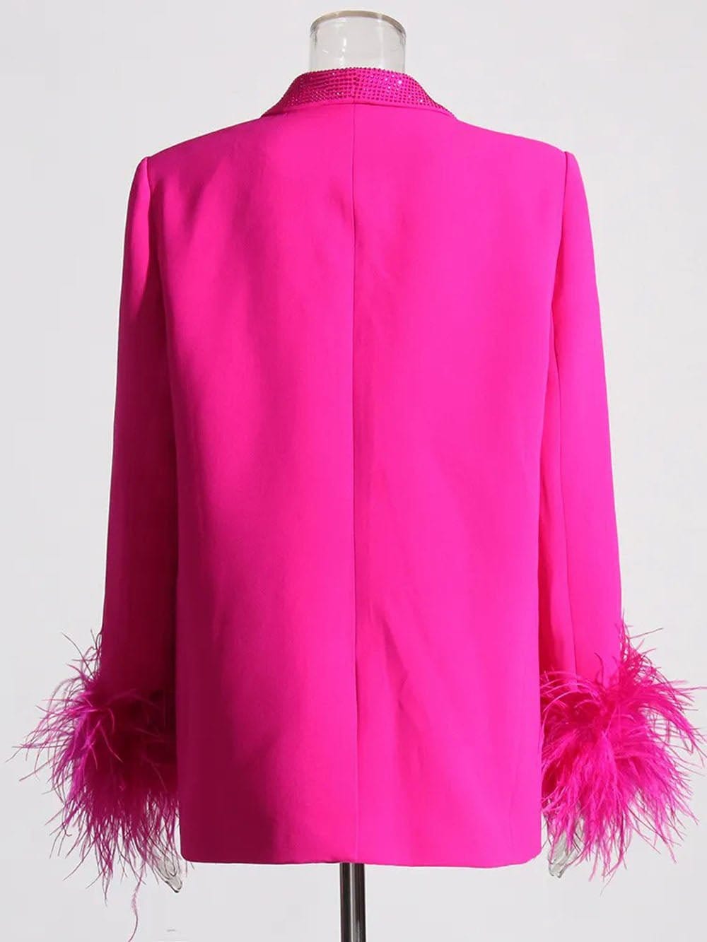 Feather Blazer - Fashionpara