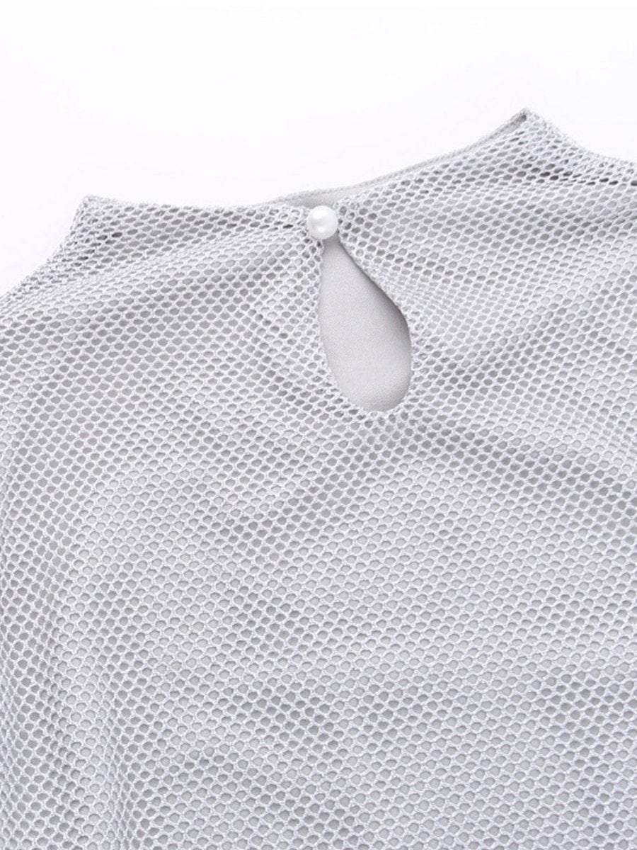 Mesh Feathers Tassel - Fashionpara