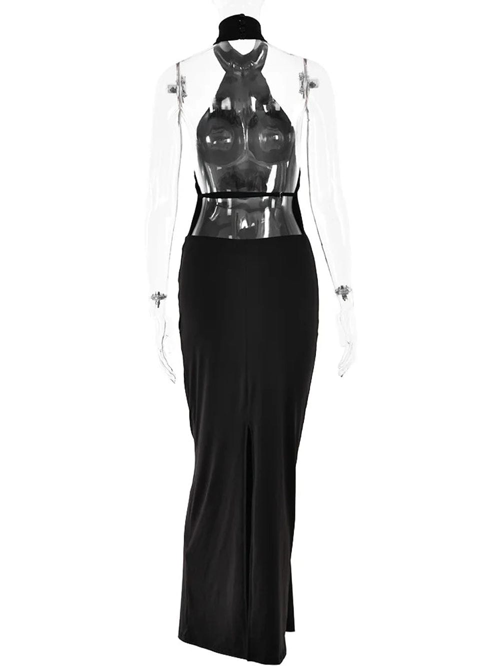 Backless Bodycon Maxi - Fashionpara