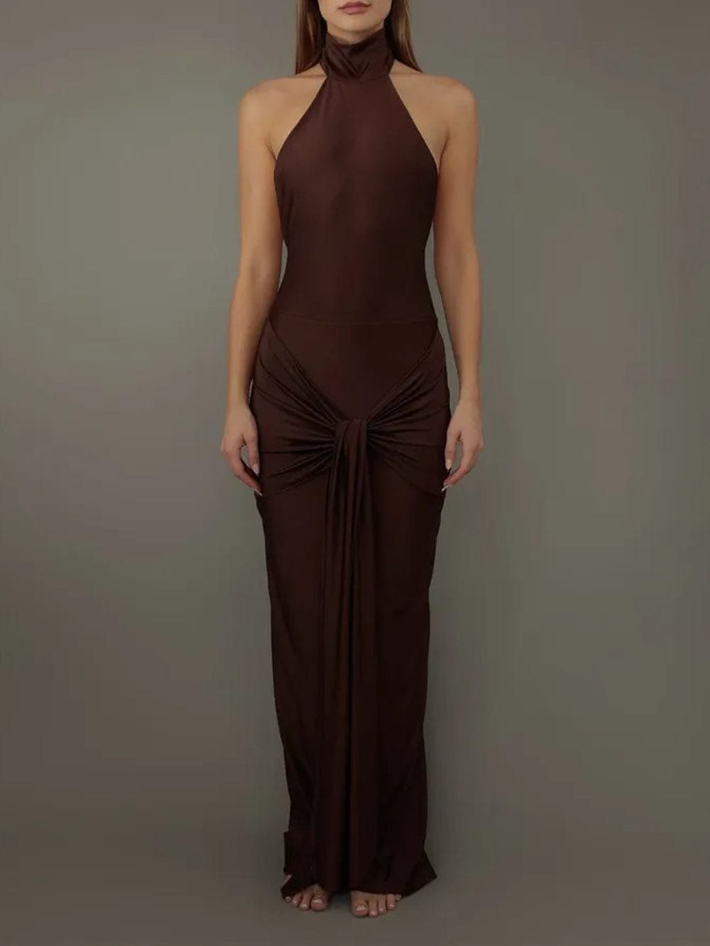 Backless Bodycon Maxi - Fashionpara