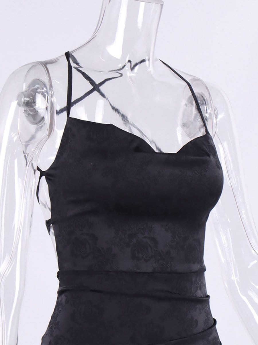 Backless Midi Dress - Fashionpara