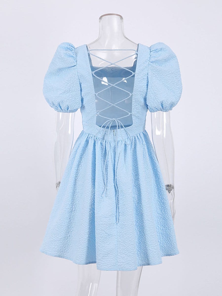 Backless Mini Dress - Fashionpara