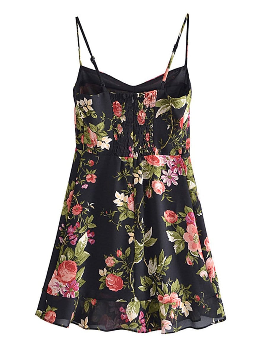 Ruffles Mini Dress - Fashionpara